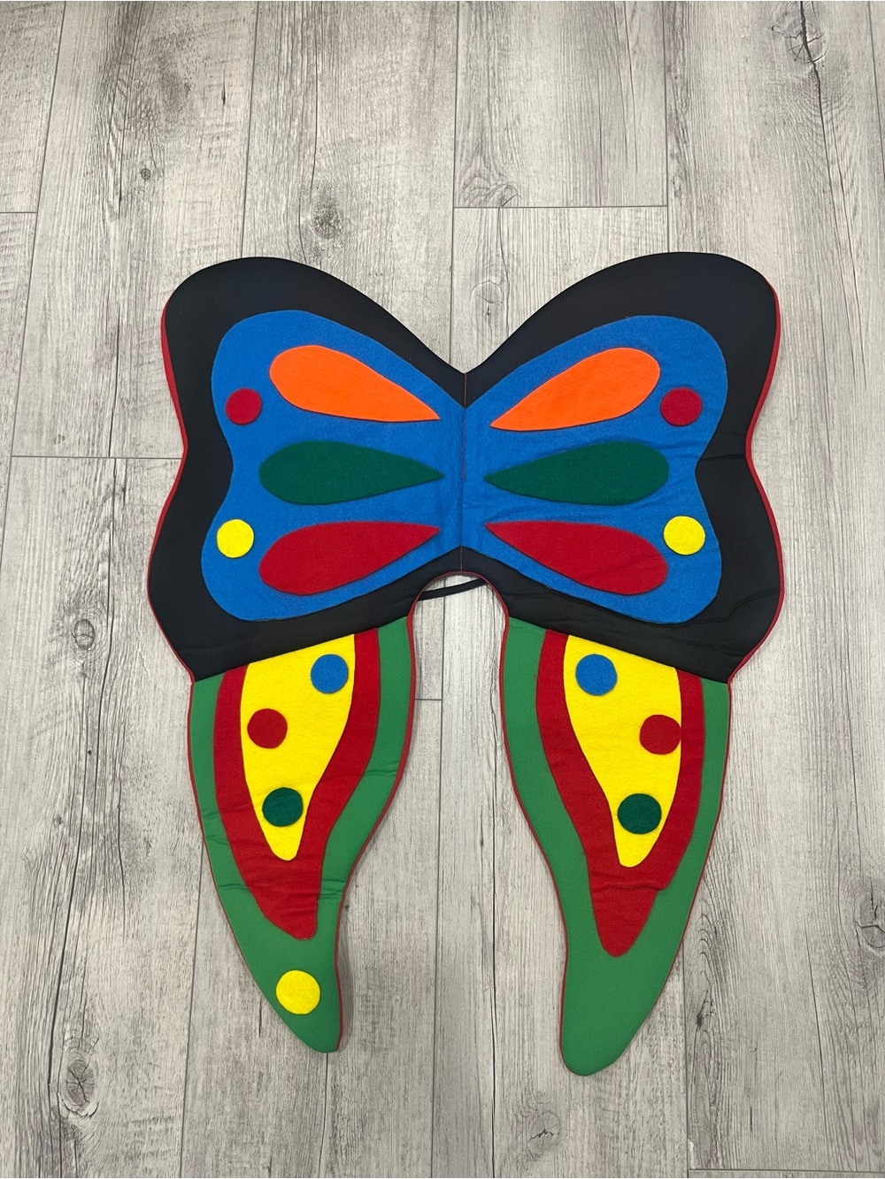 Colorful Butterfly Wing Halloween Costume Accessory